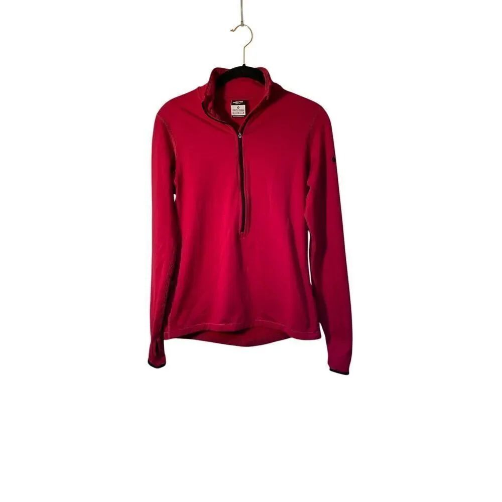 Nike women’s 1/4 zip dry fit thumb hole, athletic top size medium